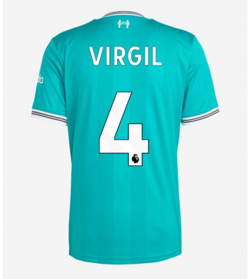 Liverpool Virgil van Dijk #4 Tredjetrøje 2025-26 Kortærmet